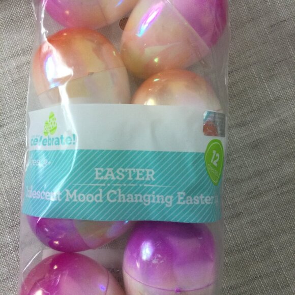 Lot of 7 Way to Celebrate Iridescent Mood Changing Easter Eggs 12 Count Each - Picture 5 of 7